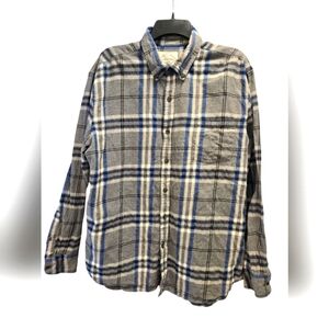 St johns Bay classic mens long sleeve flannel shirt size XL